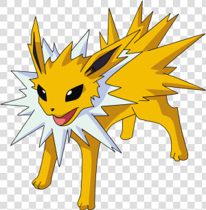 Download Free Png Jolteon Pokemon Png Cartoon Image   Jolteon Eevee And Friends  Transparent Png