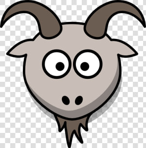 Goat Cartoon Clip Art   Goat Face Clip Art  HD Png Download