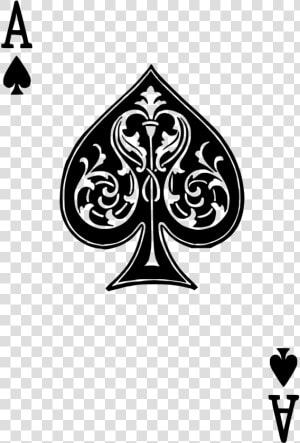 Ace Of Spades Png   Spade Playing Card Designs  Transparent Png