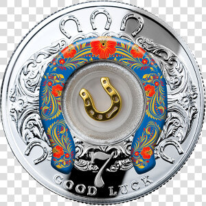 Cameroon 2016 500 Francs Seven Horseshoes Lucky Seven   Coin  HD Png Download