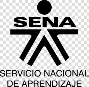 Logotipo Sena Negro   National Service Of Learning  HD Png Download