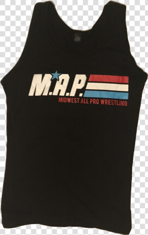 Map Red  White   amp  Blue Tank Top Small Title Map Red    Vest  HD Png Download