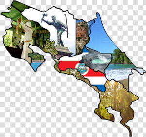 Transparent Costa Rica Flag Png   Costa Rican Map Animated  Png Download