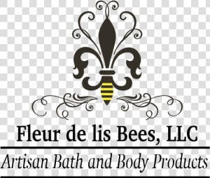 Fleur De Lis Bees  Llc   Bee Fleur De Lis  HD Png Download