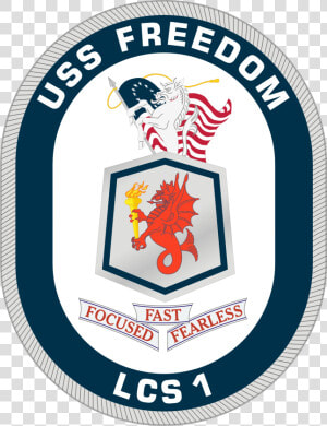 Uss Freedom Lcs1 Crest   Us Navy Lcs 7 Ship Emblem  HD Png Download