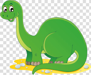 Brontosaurus Apatosaurus Tyrannosaurus Dinosaur Clip   Apatosaurus Cartoon  HD Png Download