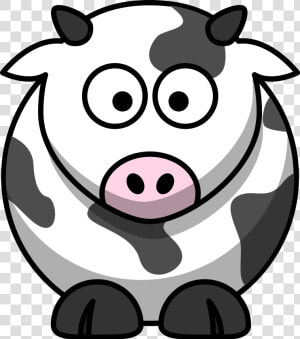 Free Cartoon Cow Clip Art   Cartoon Cow Clipart  HD Png Download