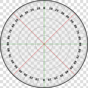 Printable Full Circle Protractor  HD Png Download