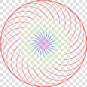 Fibonacci Spiral   Circle  HD Png Download