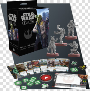 Star Wars Legion Rebel Troopers Upgrade Expansion  HD Png Download