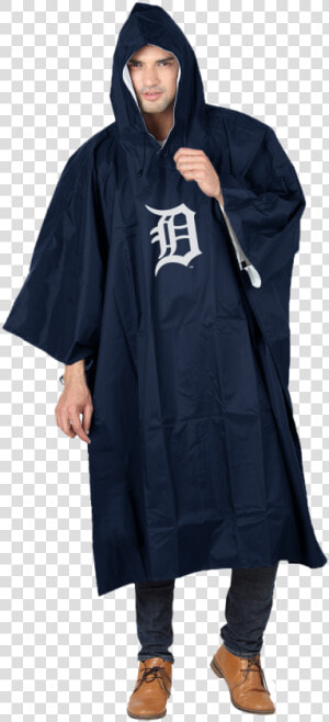 Detroit Tigers Rain Runner Poncho By Northwest   Detroit Tigers D  HD Png Download