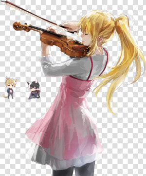 Anime  Violin  And Shigatsu Wa Kimi No Uso Image   Your Lie In April Kaori Png  Transparent Png