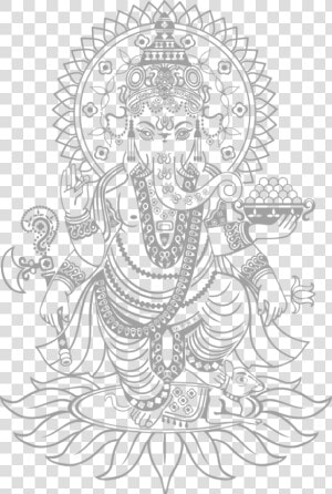 Rat Clipart Ganesh   Rattan Decorative Mirrors  HD Png Download