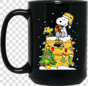 Southern Miss Golden Eagles Mug Christmas Snoopy Woodstock   Beer Stein  HD Png Download