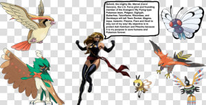 Marvel S Pokemon Team By Darthranner83   Carol Danvers Ms Marvel Png  Transparent Png