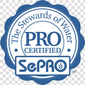 Pro Certified Steward Of Water   Sepro  HD Png Download