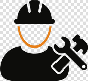 Trade Contractor Icon   Png Download   Construction Worker Icon Png  Transparent Png