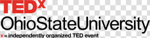 Image Result For Tedx Ohio State  HD Png Download