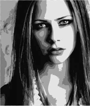 Drawing Realism Person   Sarah Michelle Gellar Avril Lavigne  HD Png Download