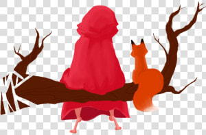 Little Red Riding Hood  Background Wallace Hale   Little Red Riding Hood Png  Transparent Png