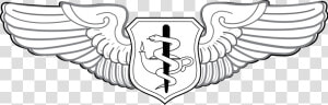 United States Air Force Flight Nurse Badge   Senior Enlisted Aircrew Wings  HD Png Download