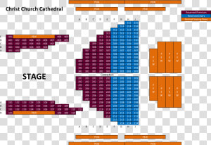 Chan Centre Seating   Christ Church Cathedral Vancouver Seating Plan  HD Png Download