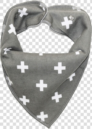 Grey Cross Print Dog Bandana   Kerchief  HD Png Download