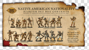 Native American Nationality Starter Set   English 17th Century Militias  HD Png Download