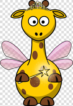 Giraffe Fee 555px   Animal Cartoon Clipart  HD Png Download