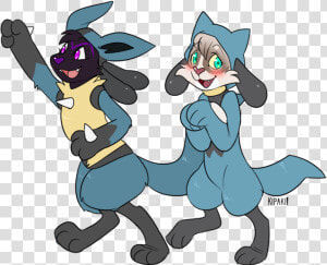 Riolu And Lucario Costumes  HD Png Download