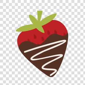 Chocolate Covered Strawberry Drawing  HD Png Download