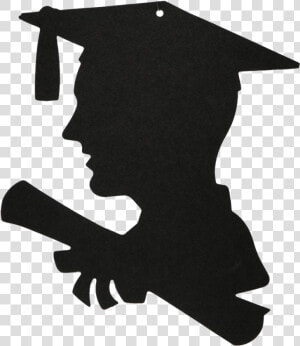 Graduation Ceremony Graduate University Clip Art Vector   Boy Graduate Silhouette  HD Png Download