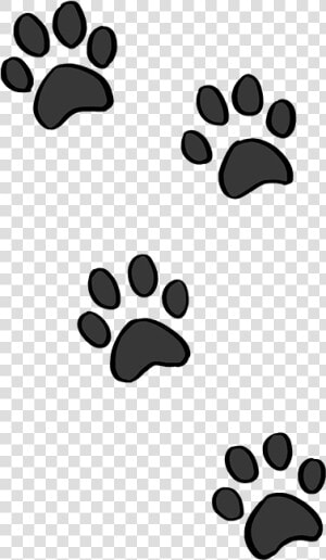 How To Draw Cat Paw Prints   Draw Cat Paw  HD Png Download