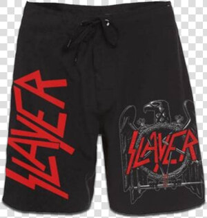 Black Eagle Board Shorts   Slayer Shorts  HD Png Download