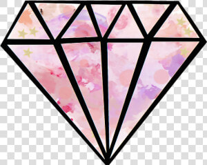  diamond  tumblr  flower  cool   Diamond Sticker  HD Png Download