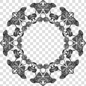 Symmetry monochrome Photography monochrome   Circle  HD Png Download