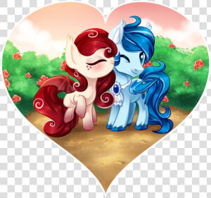 Xnighteddashx  Bat Pony  Blushing  Couple  Cute  Female    Cartoon  HD Png Download