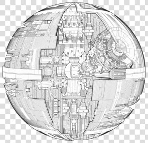 Star Wars Death Star Blueprints  HD Png Download