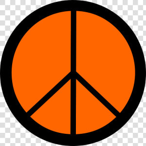 Orange Peace Symbol 12 Scallywag Peacesymbol   Raised Fist Artwork  HD Png Download