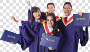 Nanyang Poly Graduation Gown  HD Png Download