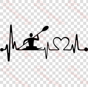 Personality Heartbeat Lifeline Kayak Fashion Creative  HD Png Download