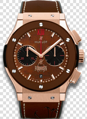 Classic Fusion Chronograph King Gold Brown Ceramic   Hublot Classic Mens Fusion Chronograph  HD Png Download