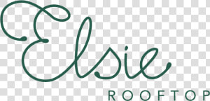 Elsie Rooftop Events   Calligraphy  HD Png Download