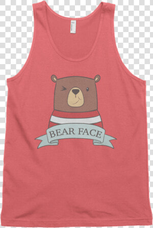 Bear Face Tank Top Swish Embassy Class   Active Tank  HD Png Download