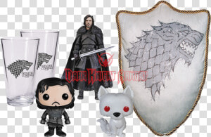 Jon Snow Collectors Set   House Stark  HD Png Download