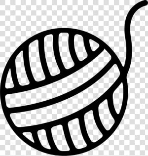 Ball Of Yarn Icon Free Download Png Yarn Ball Svg   Gomitolo Di Lana Disegno  Transparent Png