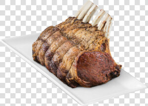 Ayrshire Farm® Standing Beef Rib Roast   Rack Of Lamb  HD Png Download