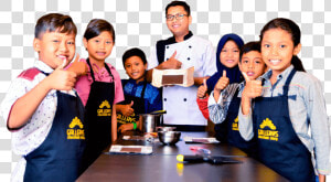 Kids Chocolate Cooking Class Illustration   Student  HD Png Download