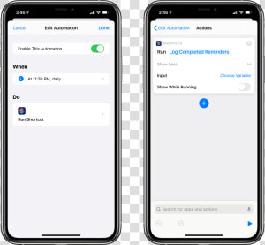 My Automation To Log Completed Reminders Every Day   Hdr In Iphone Xr  HD Png Download