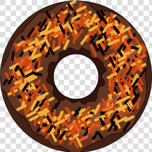 Fall Or Halloween Donut Clip Arts   Halloween Donut Clip Art  HD Png Download